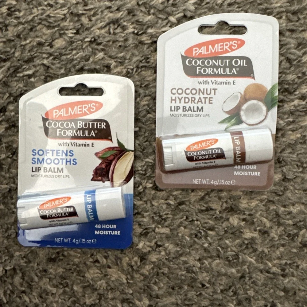 1 Palmer's Cocoa Butter AND 1 Palmer's Coconut Oil Lip Balm SPF 15 & Vitamin E